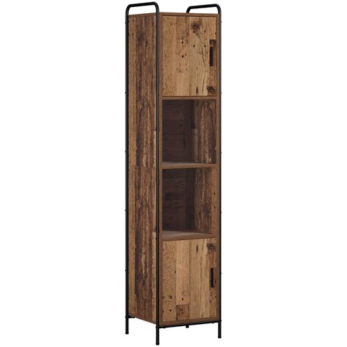  Set ormarića za kupaonicu 4 kom. Staro drvo 40 x 36 x 181 cm Slike