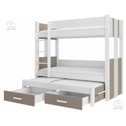 ADRK Furniture Pograd Artema - 90x200 cm - bel/tartuf