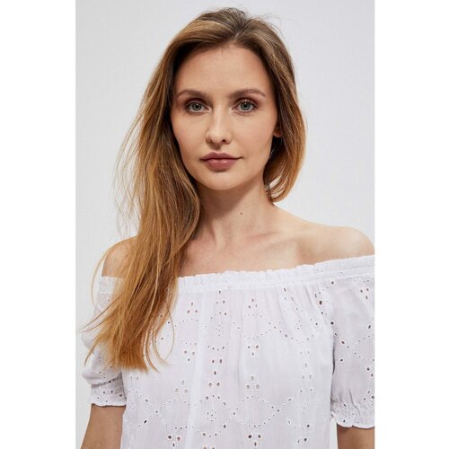Moodo Spanish Flu Open-Shouldered Shirt Cene
