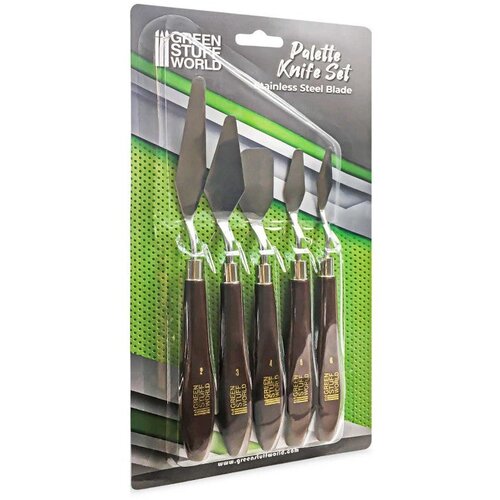 Green Stuff World Palette Knife Tools Set x5 | Set modelarskih &scaron;pahtli x5 Cene