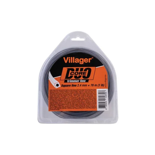 Villager Silk za trimer 2.7mm X 62m (1LB) - Duo core - Četvrtasta nit