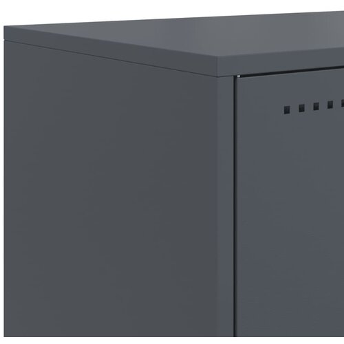  TV ormarić antracit 100,5 x 39 x 43,5 cm čelik Antracitno siva Slike