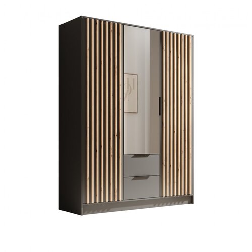 ADRK Garderobna omara Neri 150.5 cm - GRAFIT Slike