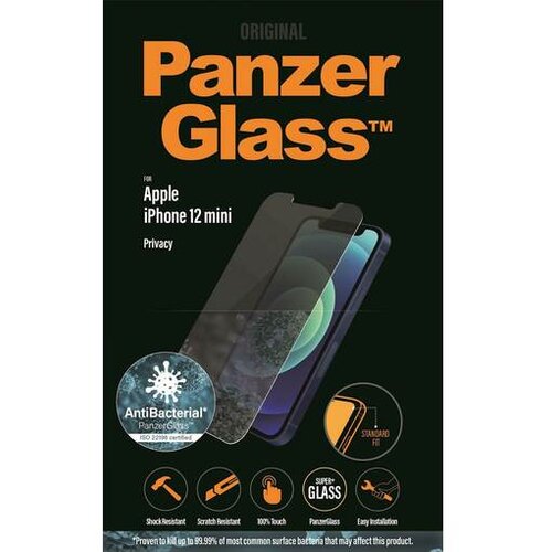 PanzerGlass zaščitno steklo za iPhone 12 Mini P2707 Privacy Cene