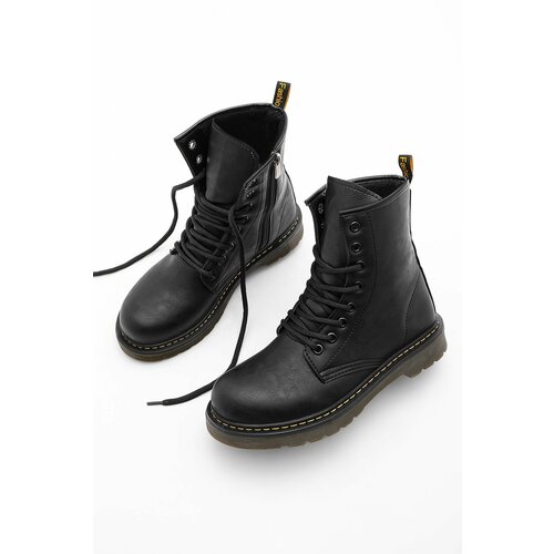 Marjin Ankle Boots - Black - Block Slike