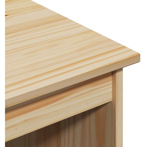  Set stola i pokretnog ormara MOSS 2 pcs Smeđa Slike