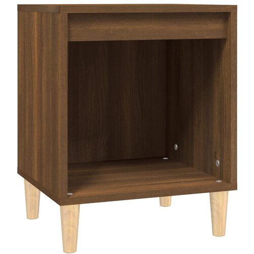 Maison Chic Nočna omarica - Nočna miza Rjav hrast 40x35x50 cm, (21689022) Slike