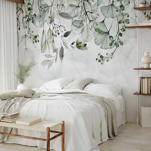  Foto tapeta - Foggy Nature - Green 98x70 Slike