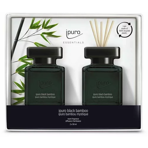 IPURO Set mirisnih difuzora Black Bamboo, 2 x 50 ml