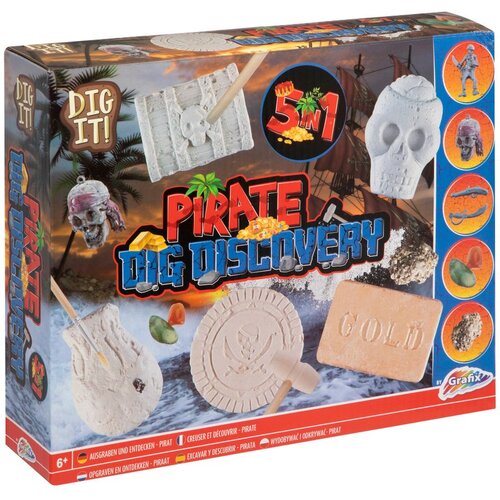  Clever, set za iskopavanje, pirati, 5 u 1, set Cene
