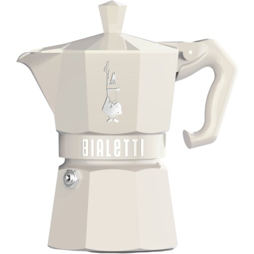 Bialetti Talijanska Moka za Kavu Bialetti MOKA EXCLUSIVE CREAM 3T Krema Aluminij 3 Tasītes Slike