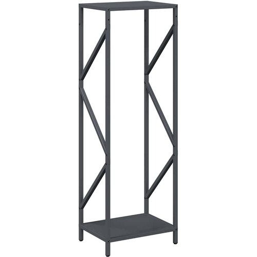  Stalak za drva antracit 34x25x100 cm Hladno valjani čelik Slike
