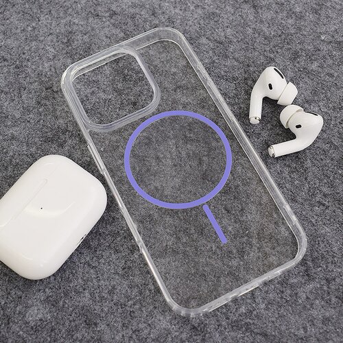  Maska za iPhone 16 Pro Max Mag Case Clear Slim ljubičasta Cene