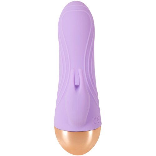 Cuties akumulatorski, vodootporni mini vibrator s rukom za klitoris (ljubičasti) Slike