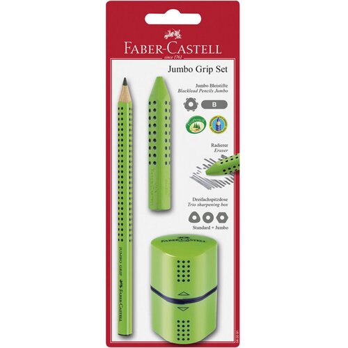 Faber-Castell Set Faber-Castell Grip Jumbo, zelen Cene