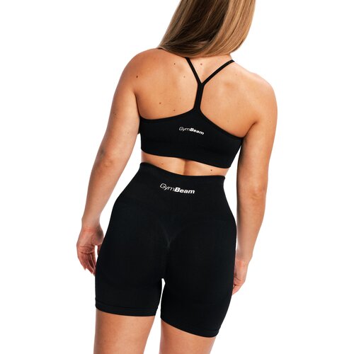 GymBeam Sportski grudnjak Sculpt Seamless Black Slike