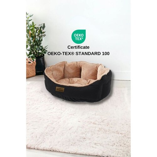 Paws &amp;amp;amp; Whiskers Krevet za kućne ljubimce crni Slike