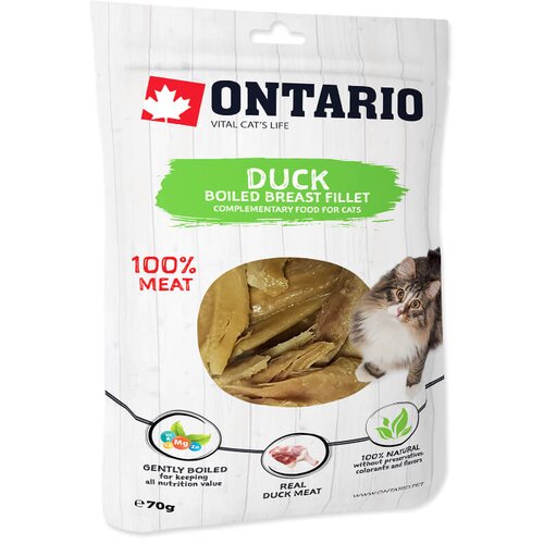 Ontario Cat posladek - kuhane račje prsi, 70 g Cene