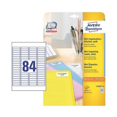 Avery Zweckform Mini etikete za označevanje 46 x 11,1 mm Cene