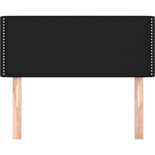  Uzglavlje crno 90x5x78/88 cm od tkanine Slike