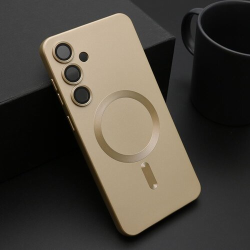 Maska ELEGANT MAGSAFE za Samsung S936B Galaxy S25 Plus 5G/ zlatna Slike