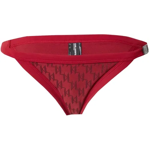 Karl Lagerfeld Bikini hlačke karminsko rdeča / ognjeno rdeča