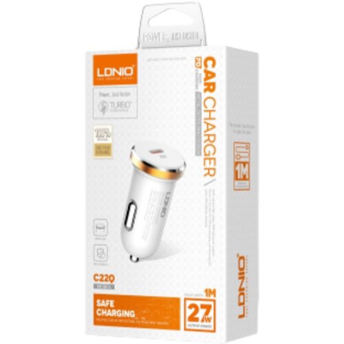  Auto punjac LDNIO C22Q 27W PD Type C + Type iPhone kabal Cijene
