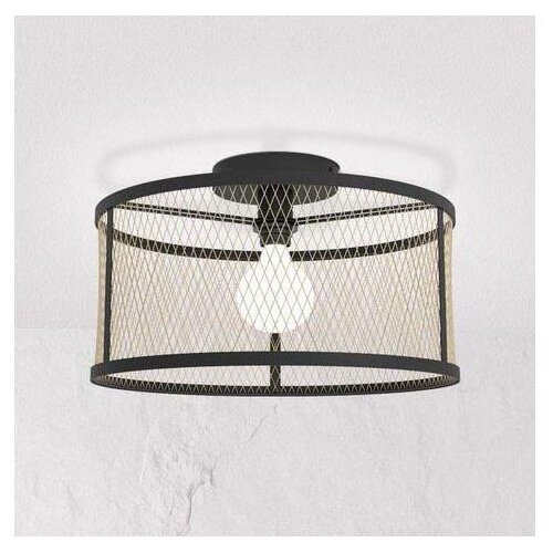 Eglo plafonjera Dellow, 1 x E27, crna/mesing, promjer 45 cm, 43603 Cijene