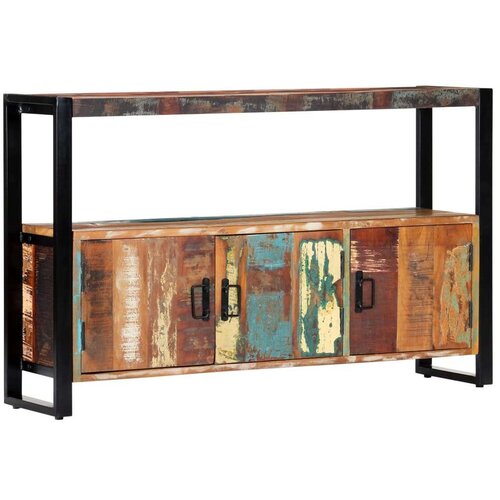 VidaXL Komoda od masivnog obnovljenog drva 120 x 30 x 75 cm Slike