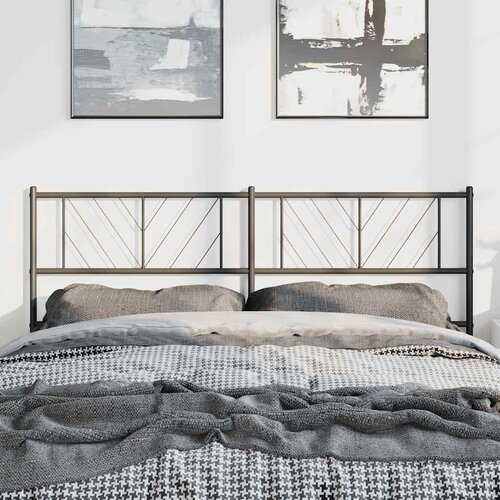  Metalno zamjensko uzglavlje crno 135 cm Cene