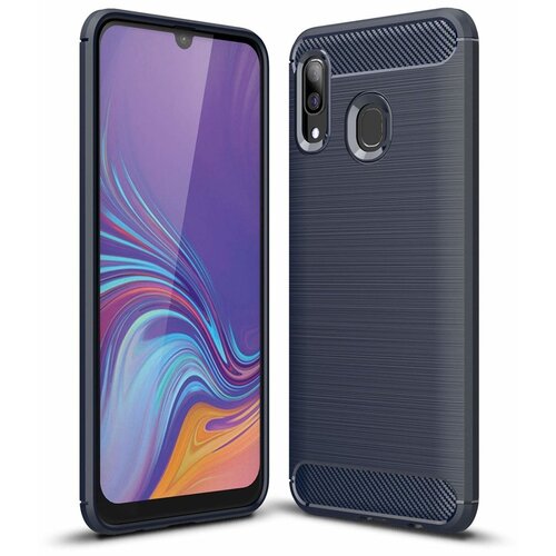 Carbon case fleksibilna maskica za Samsung Galaxy A30 Slike