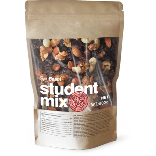 GymBeam studentski mix 500  g Cene
