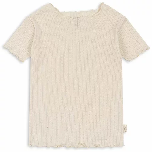 Konges Sløjd Dječja pamučna majica kratkih rukava boja: bijela