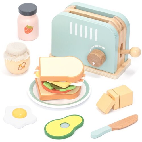 UMU® Groceries & Cooking Toaster & Sandwich Set aktivnostna igrača iz lesa Cene