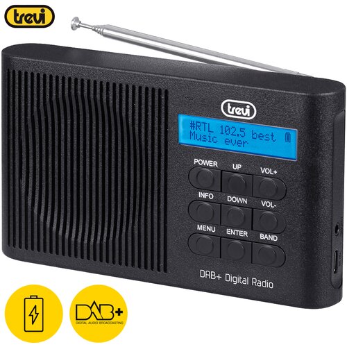 Trevi 7F91R črn digit. radio Cene
