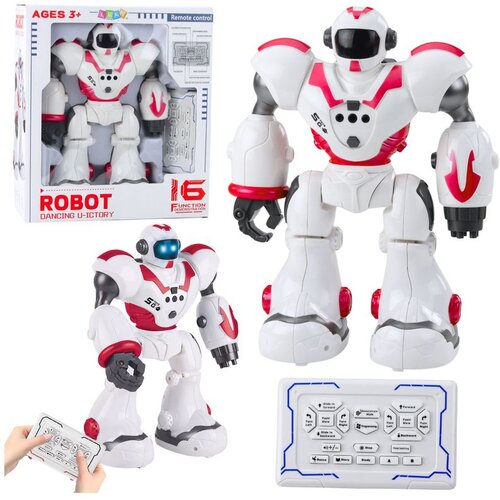  Interaktivni RC robot na daljinsko upravljanje, 16 funkcija, svjetla, zvukovi, ružičasta Slike