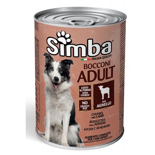 Simba (monge) simba vlažna hrana za pse u konzervi - jagnjetina 1230g Cene