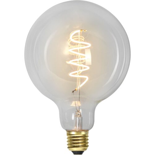 Star Trading LED/sa žarnom niti žarulja s mogućnosti zatamnjivanja s toplim svjetlom E27, 4 W Spiral Filament &amp;ndash; Slike