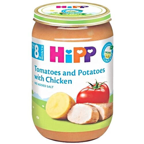 Hipp kašica krompir i paradajz sa piletinom 220g, 8m+ Cene