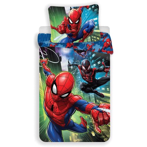 Jerry Fabrics Enojna bombažna otroška posteljnina 140x200 cm Spider-man – Cene