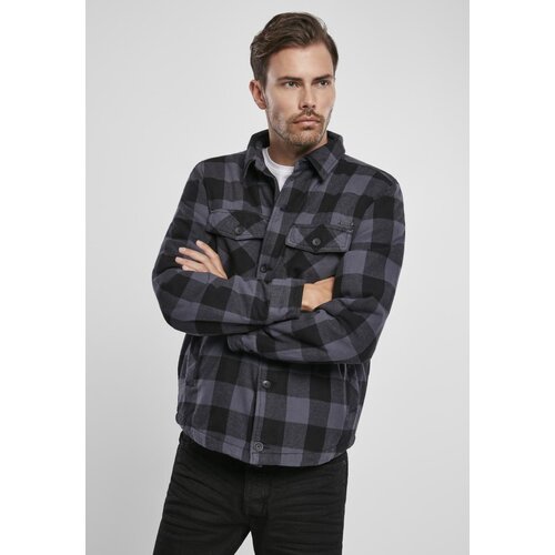 Urban Classics Lumberjacket Black/grey Slike