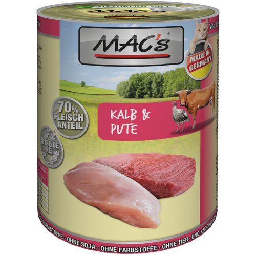 MAC's Varčno pakiranje MAC´s Cat 12 x 400 g - Teletina & puran Cene
