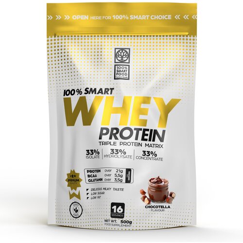 100% Smart Whey Protein - 500 g - Chocotella Cijene