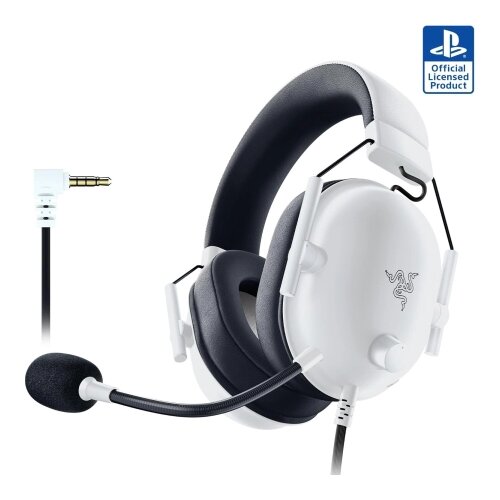 Razer Gaming Slu&amp;scaron;alice sa mikrofonom BlackShark V2 X 7.1 PS5 Edition White Slike