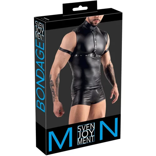 Svenjoyment - moška majica brez rokavov z rokavi (črna) - M