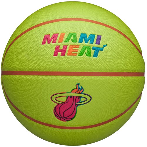 Wilson Miami Heat NBA Team Neon ko&scaron;arkarska žoga 7 Cene