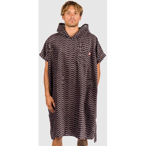 After Waves Surf poncho black Cene