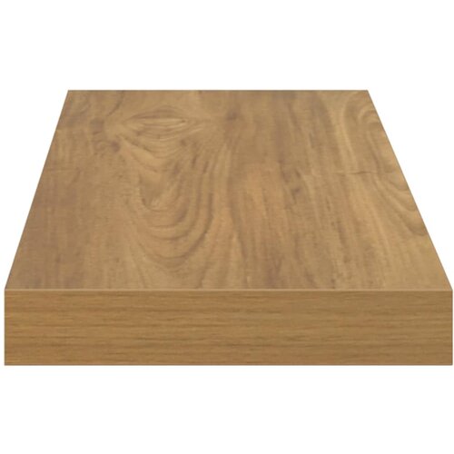 Polica na zidu 2 pcs Smeđa 80 x 23,5 x 4 cm Konstruirano drvo Slike