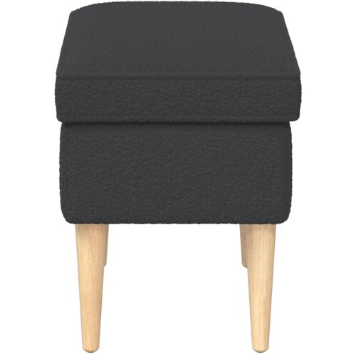  Stolica za noge Tamnosiva 55 x 35 x 41 cm Boucl&amp;eacute; Slike