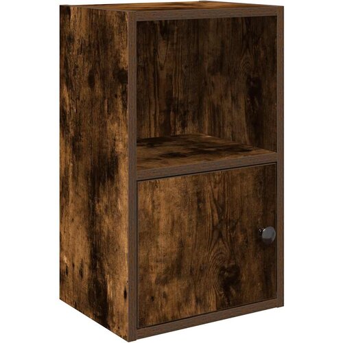 Maison Chic Knjižna omara - Knjižni regal dimljeni hrast 31x24x52 cm inženirski les, (21725278) Slike